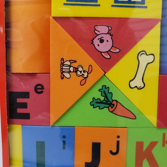 New 70pc Foam Blocks with Alphabet and Number - Picture 5 of 10